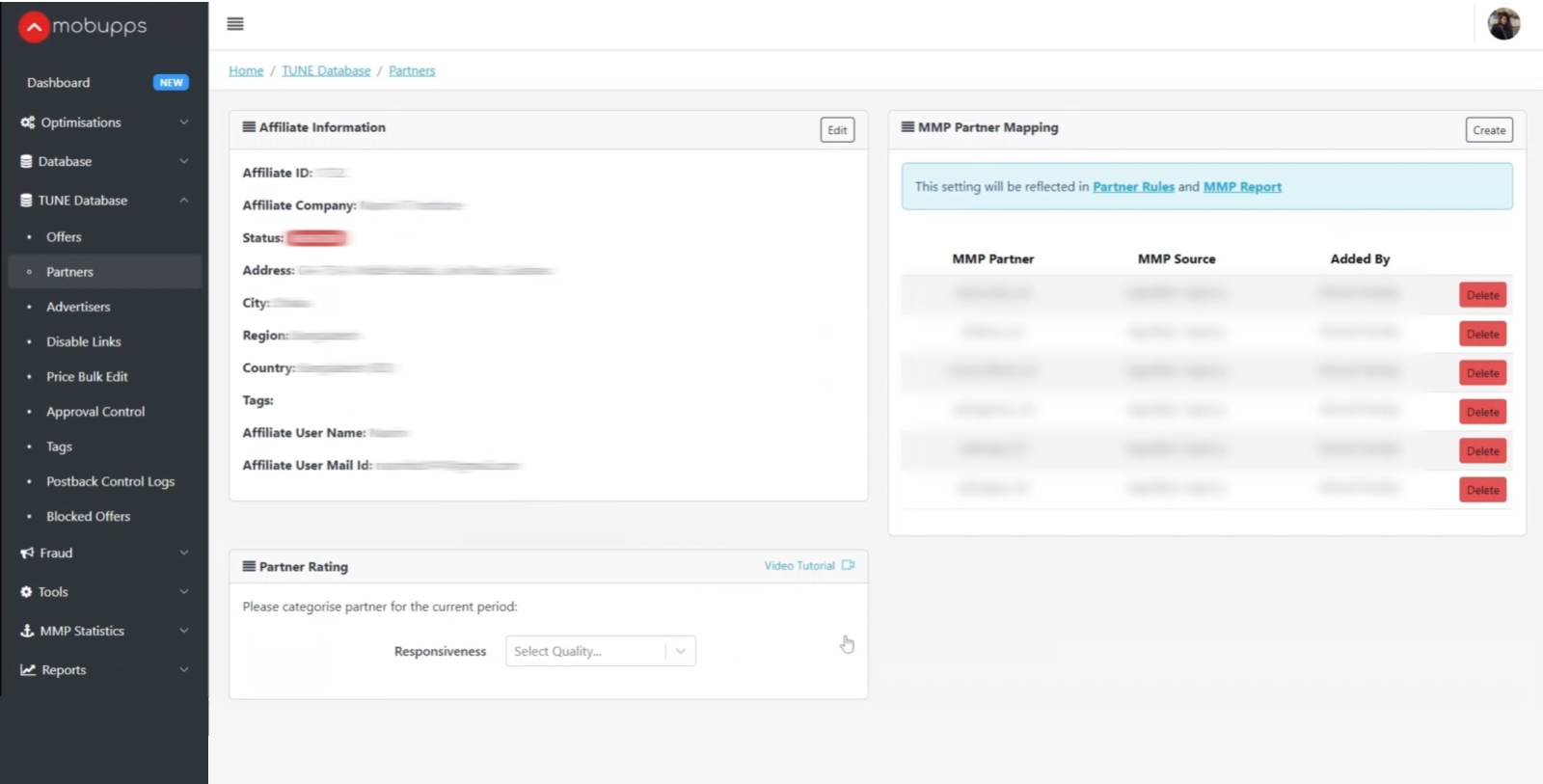 MobUppsX product screenshot